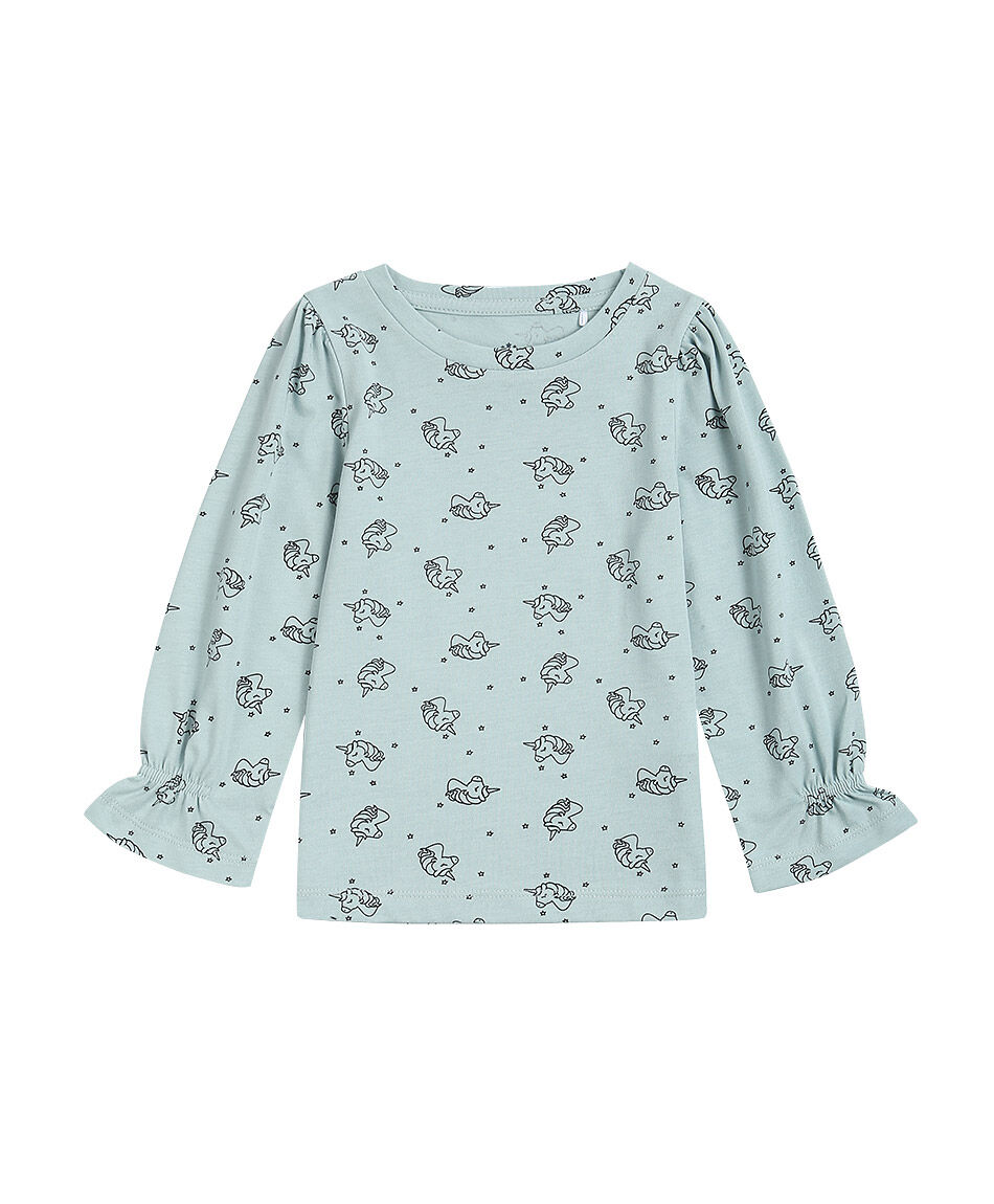 Polera beb&eacute; look unicorinio