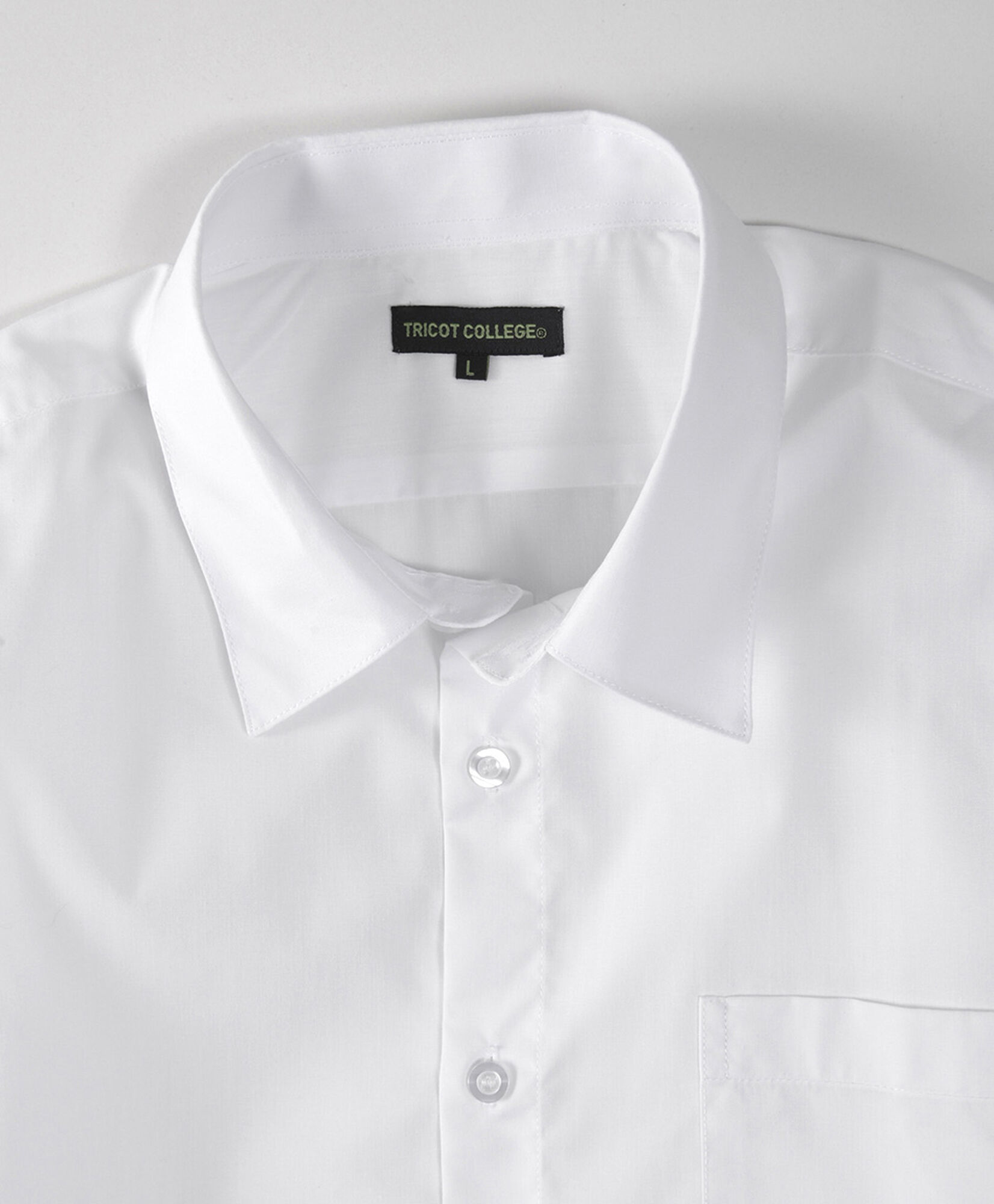 Camisa escolar blanca bolsillo Camisa escolar blanca bolsillo