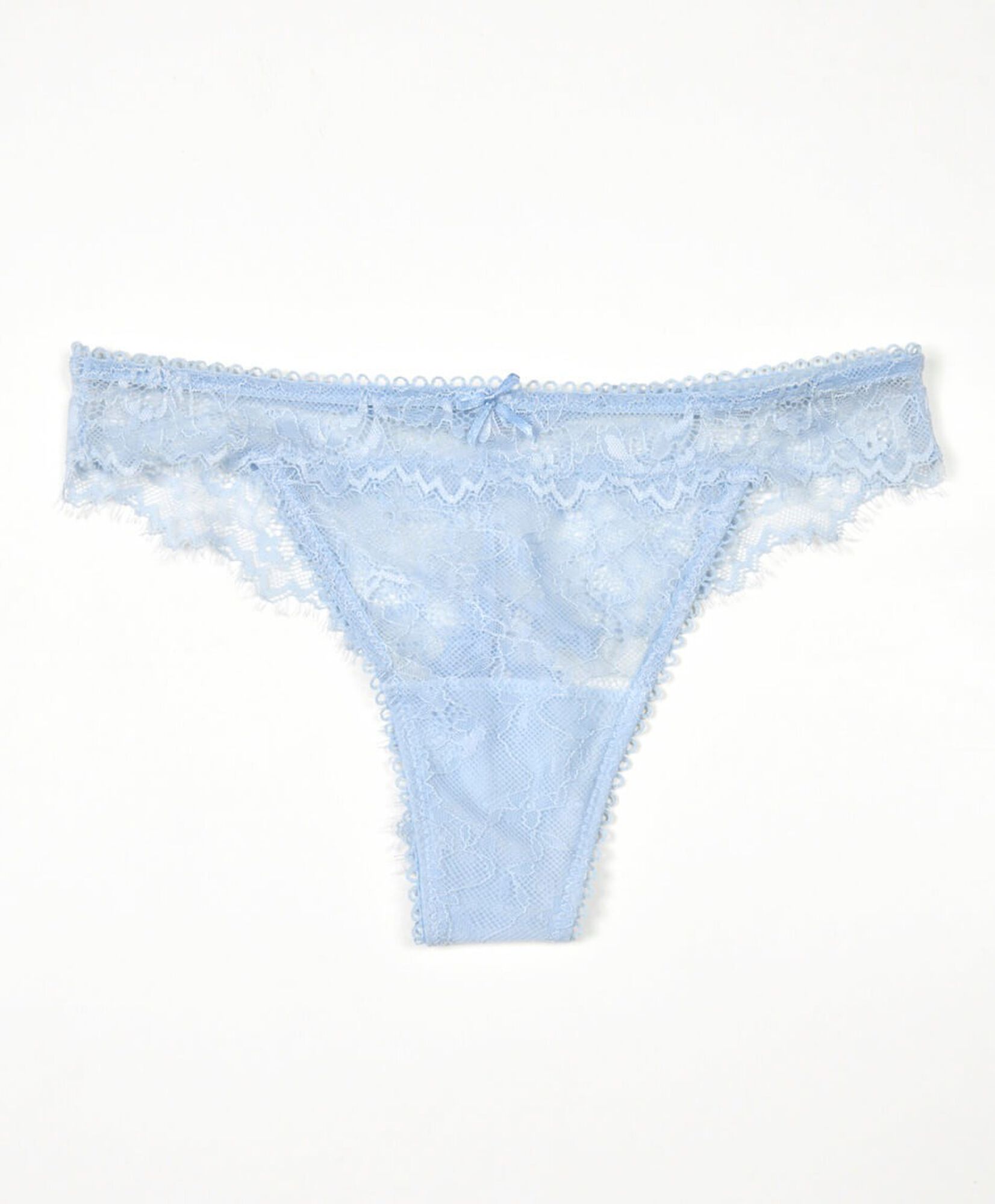 Tanga mujer encaje azul Tanga mujer encaje azul