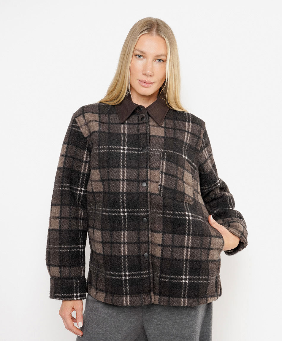 Chaqueta mujer escoc&eacute;s
