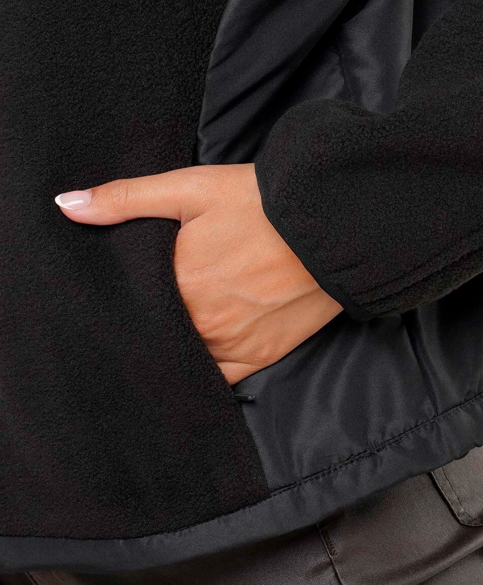 Chaqueta mujer polar mix