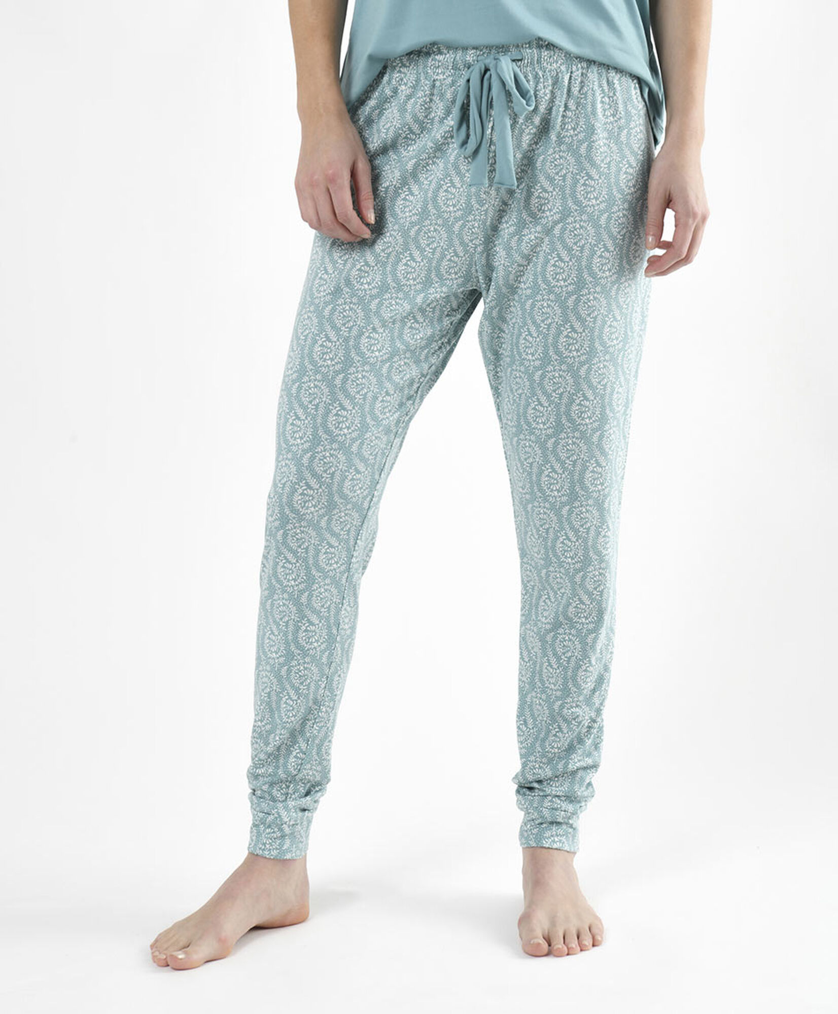 Pijama mujer estampado bicolor 2 piezas Pijama mujer estampado bicolor 2 piezas