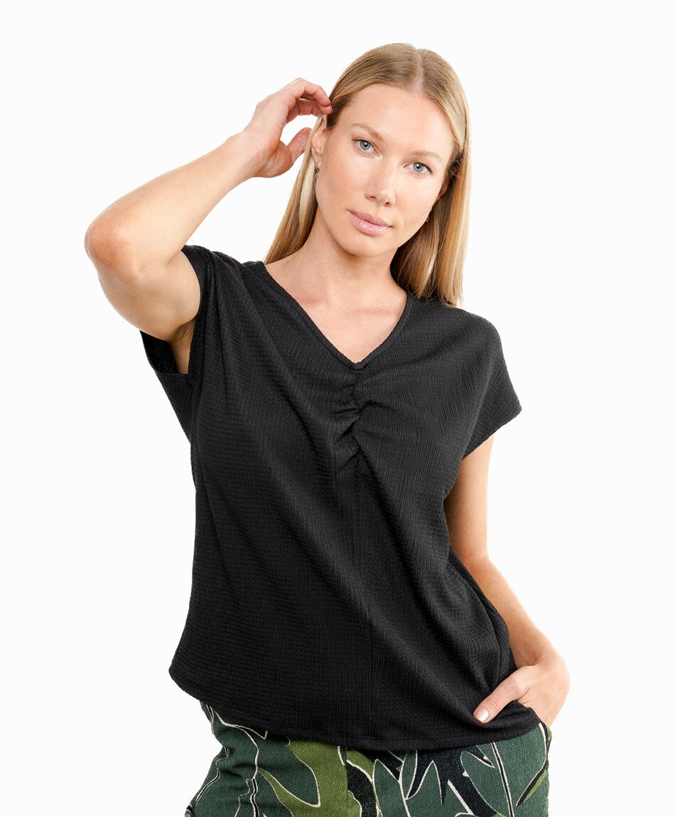Polera mujer dark tropic
