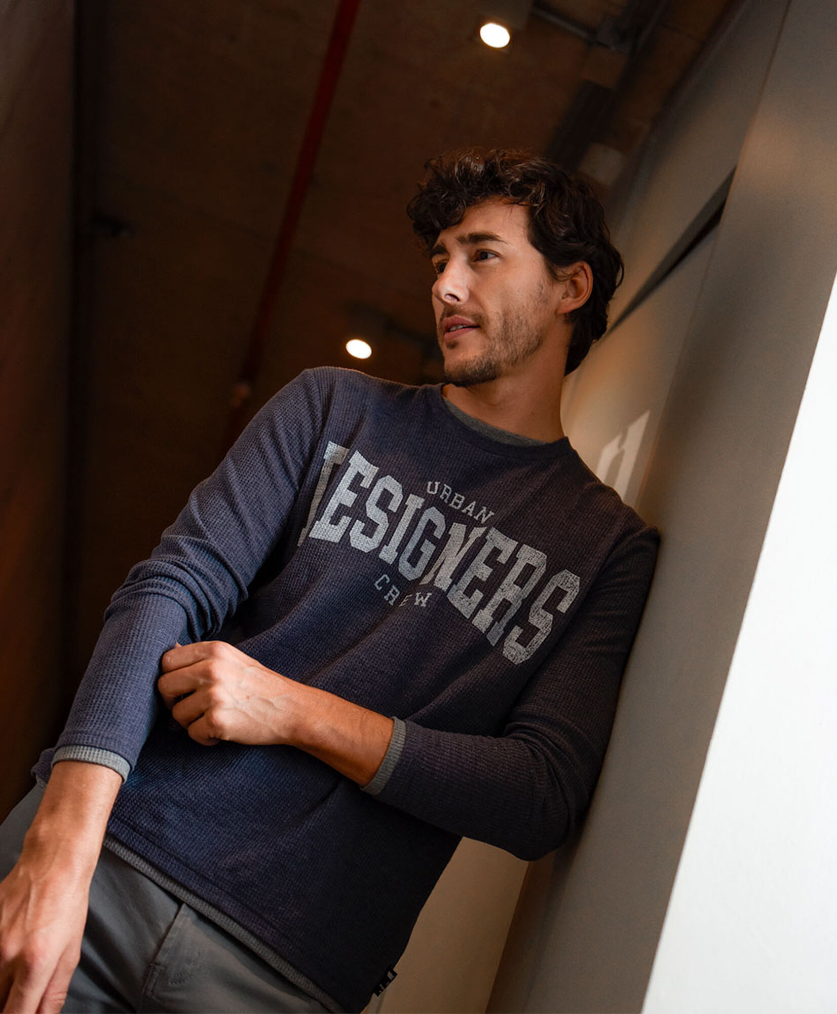 Polera hombre estilo tejida Polera hombre estilo tejida