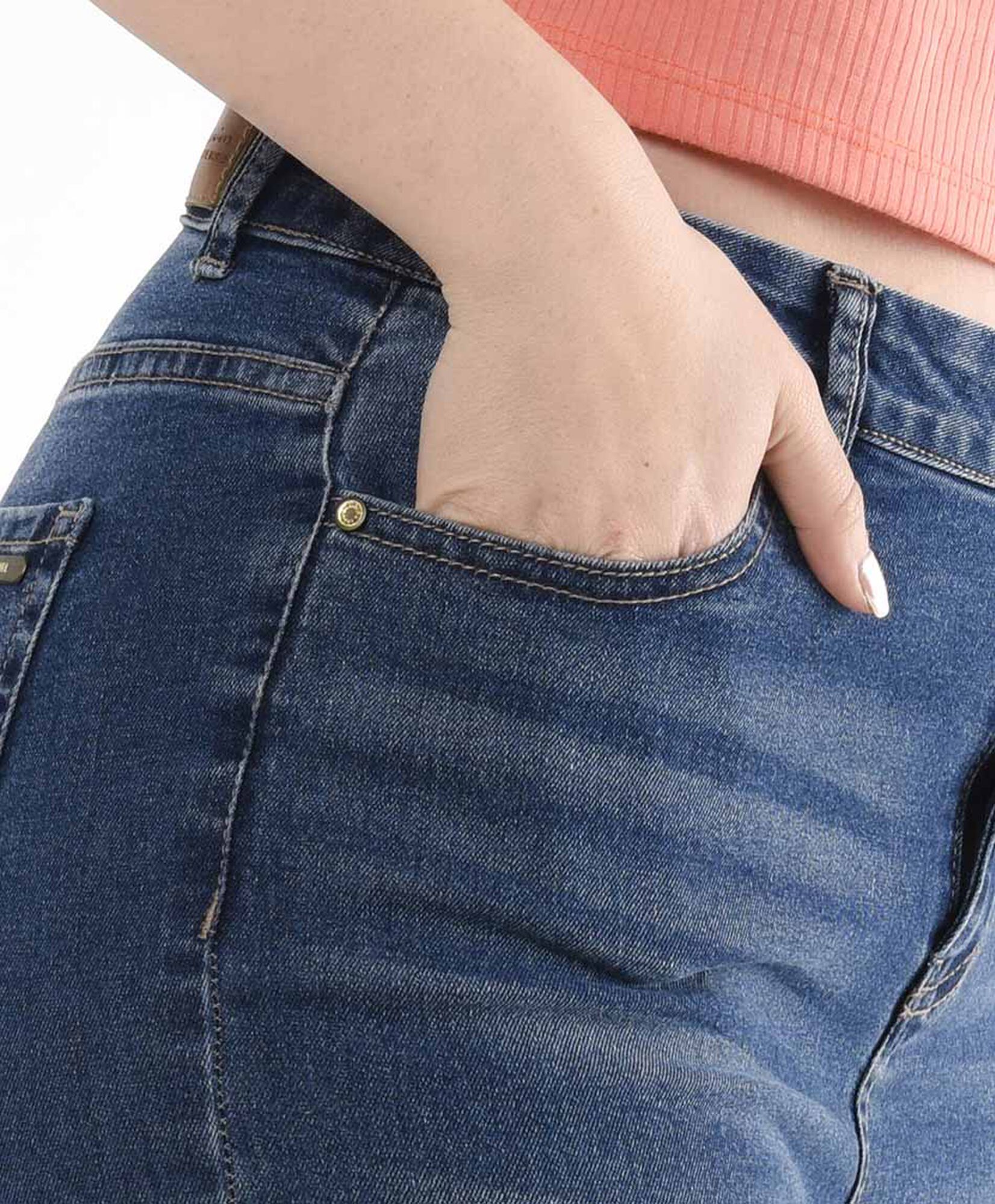Jeans mujer basta doblada Jeans mujer basta doblada