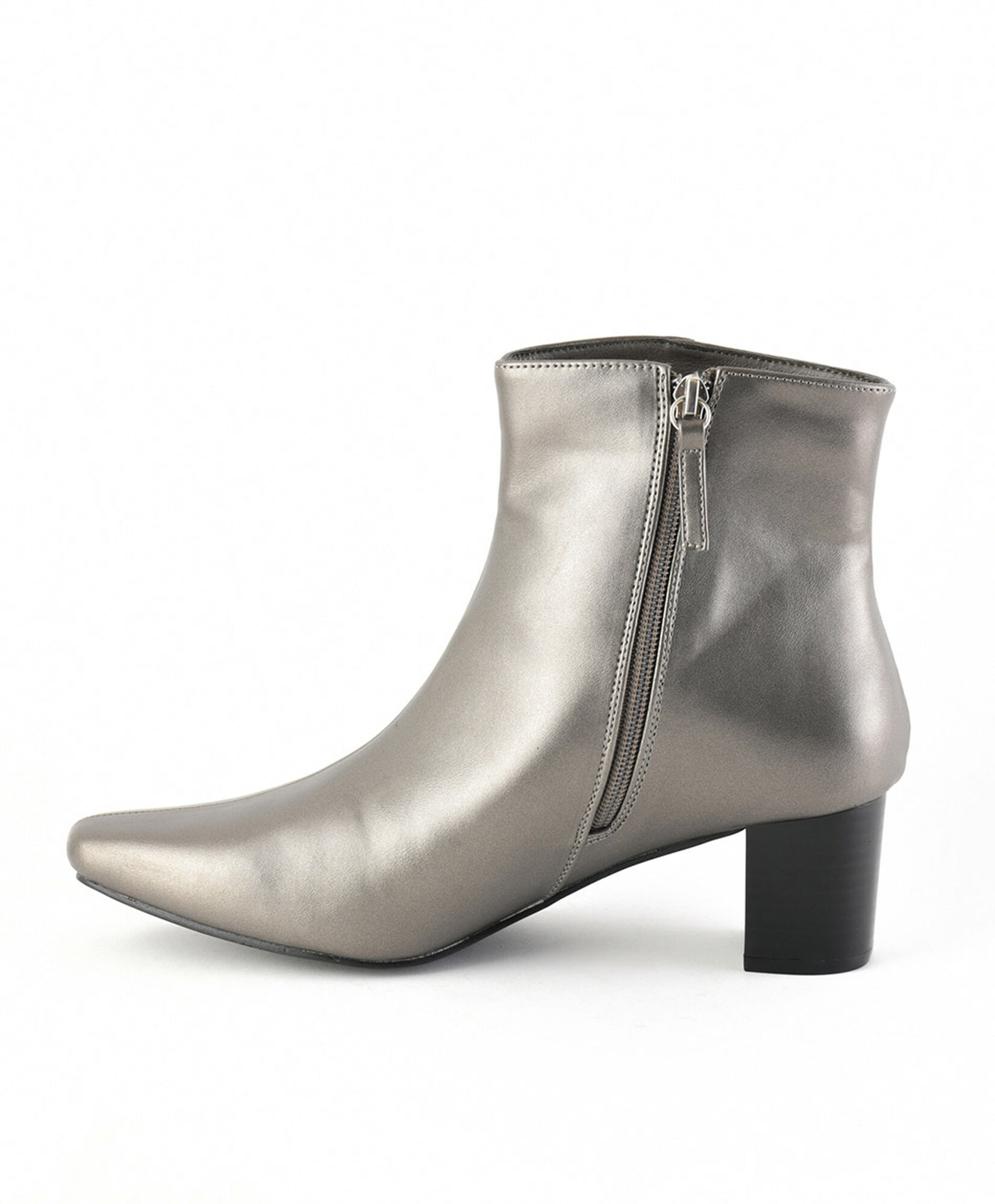 Bota mujer brillante plateada Bota mujer brillante plateada