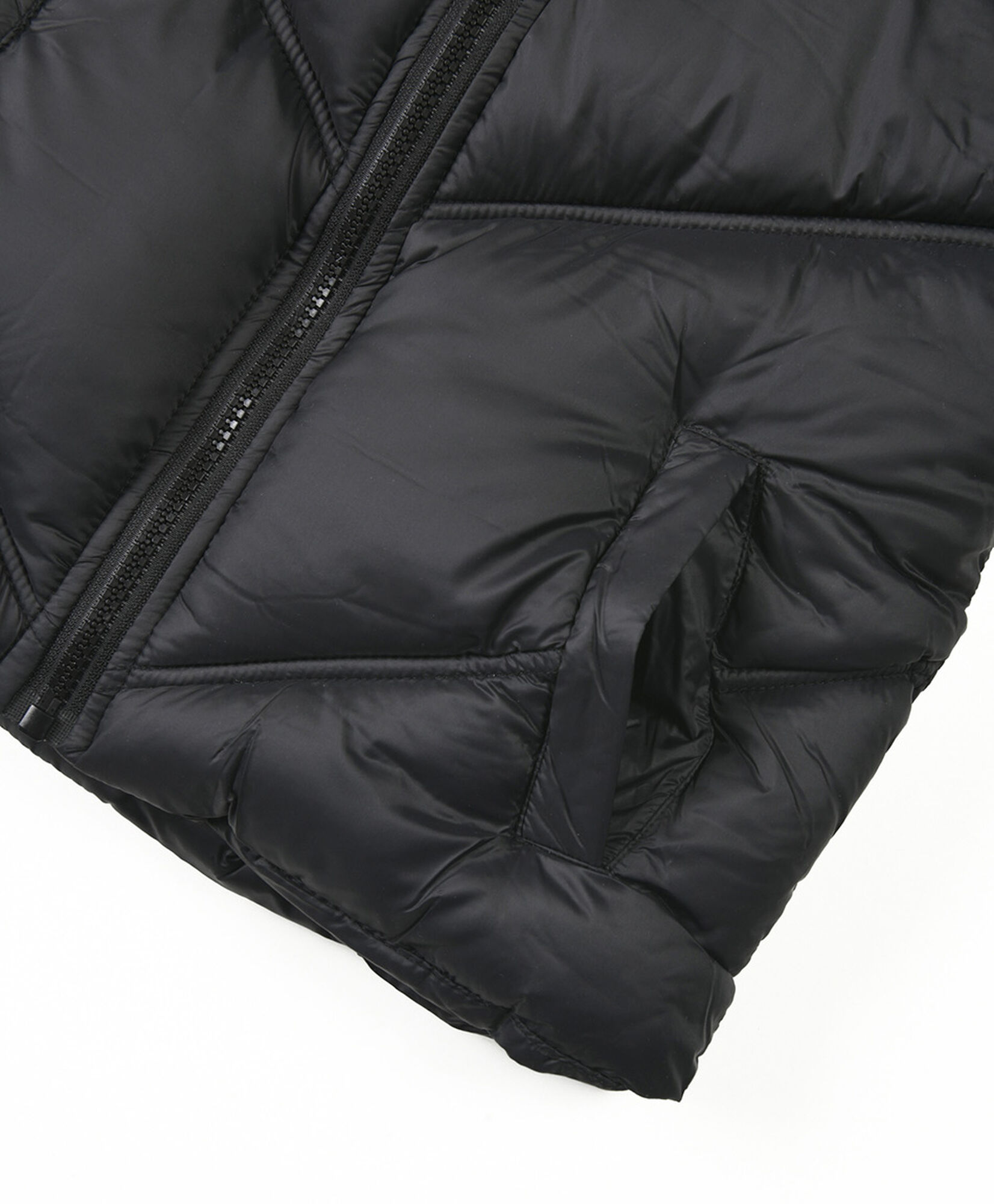 Parka niña sin mangas negra Parka niña sin mangas negra