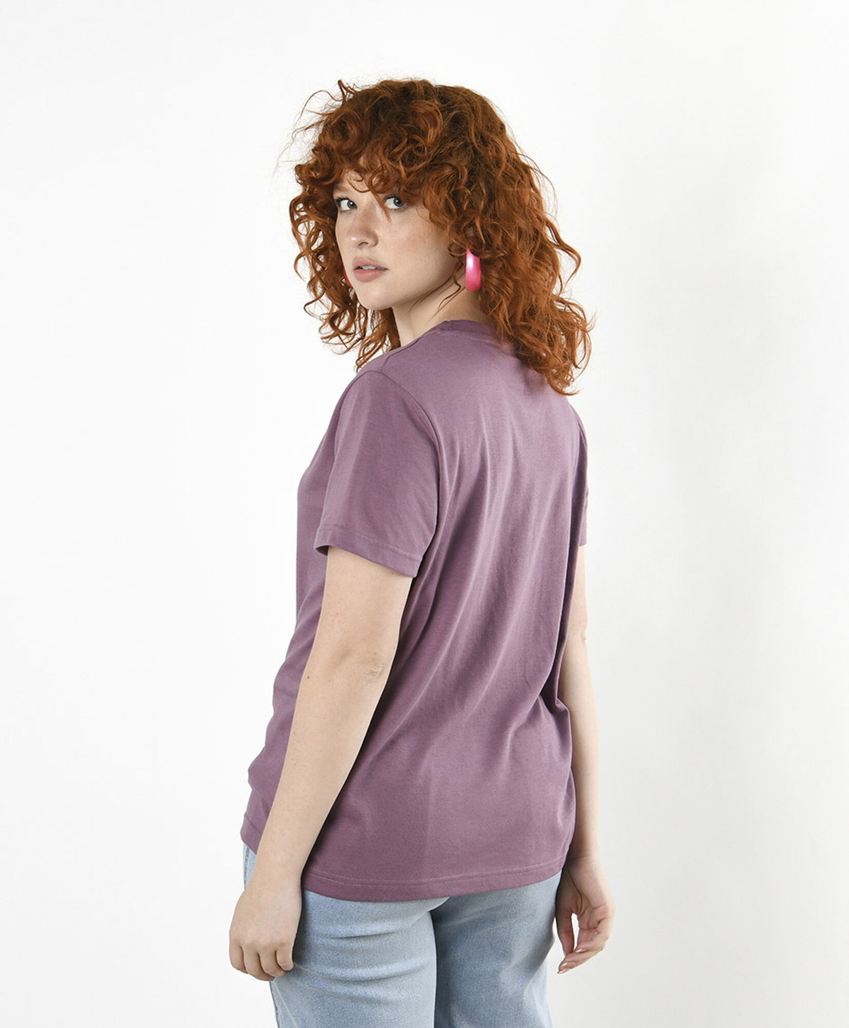 Polera mujer lisa morada Polera mujer lisa morada
