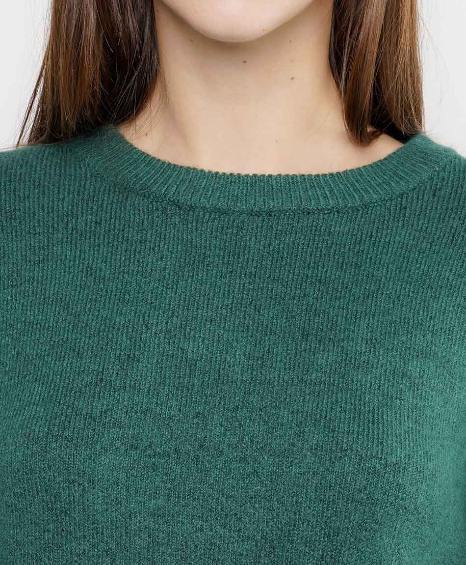 Sweater mujer cl&aacute;sico verde
