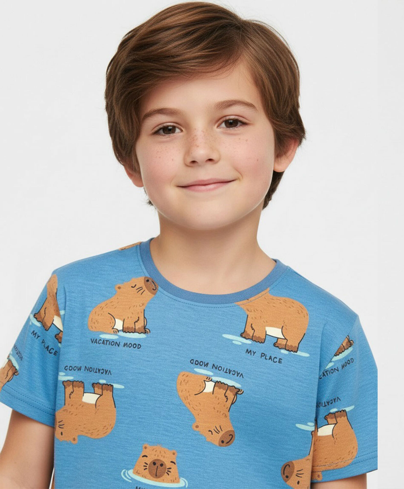 Pijama niño capibaras Pijama niño capibaras