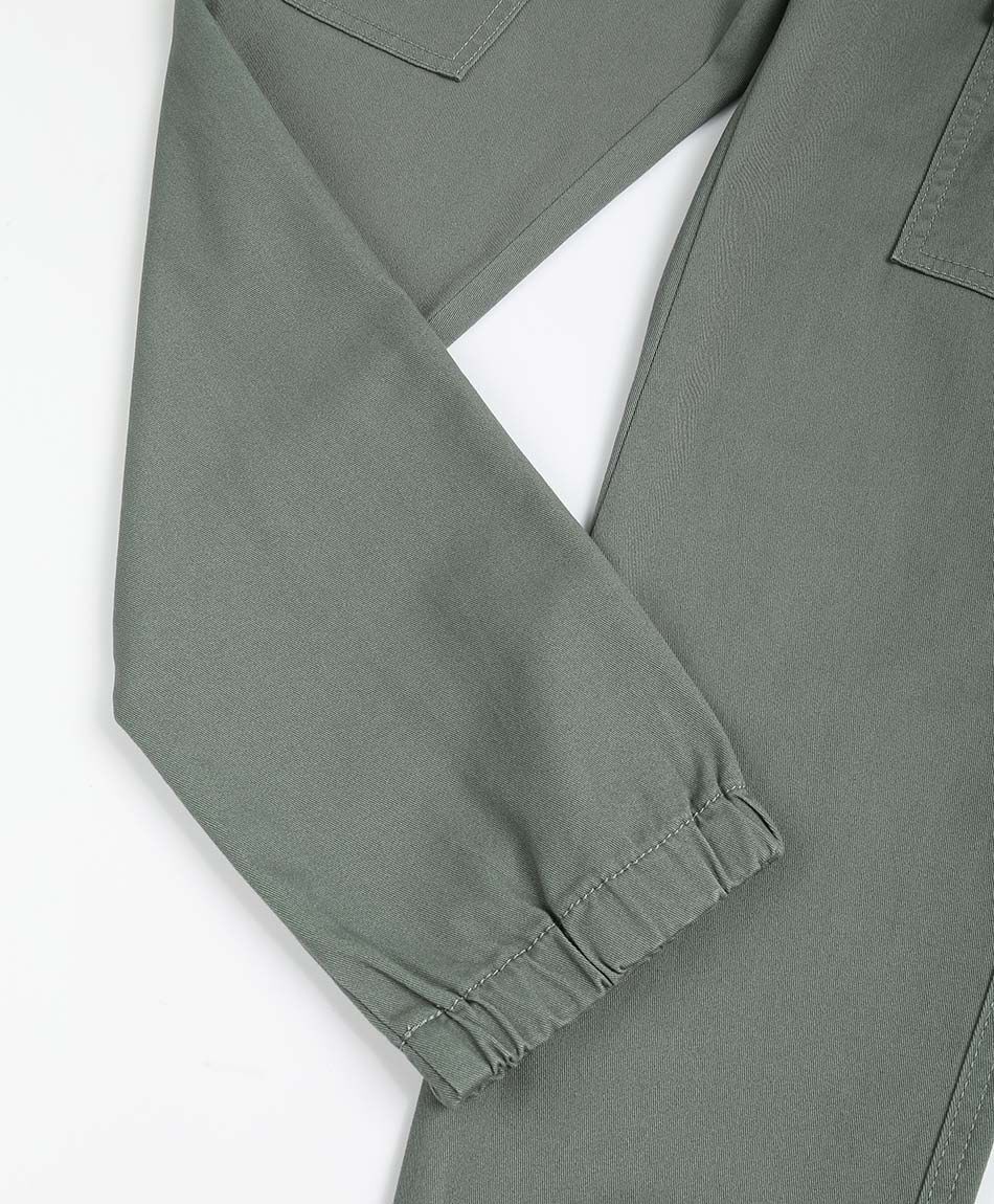 Pantal&oacute;n ni&ntilde;o  cargo green