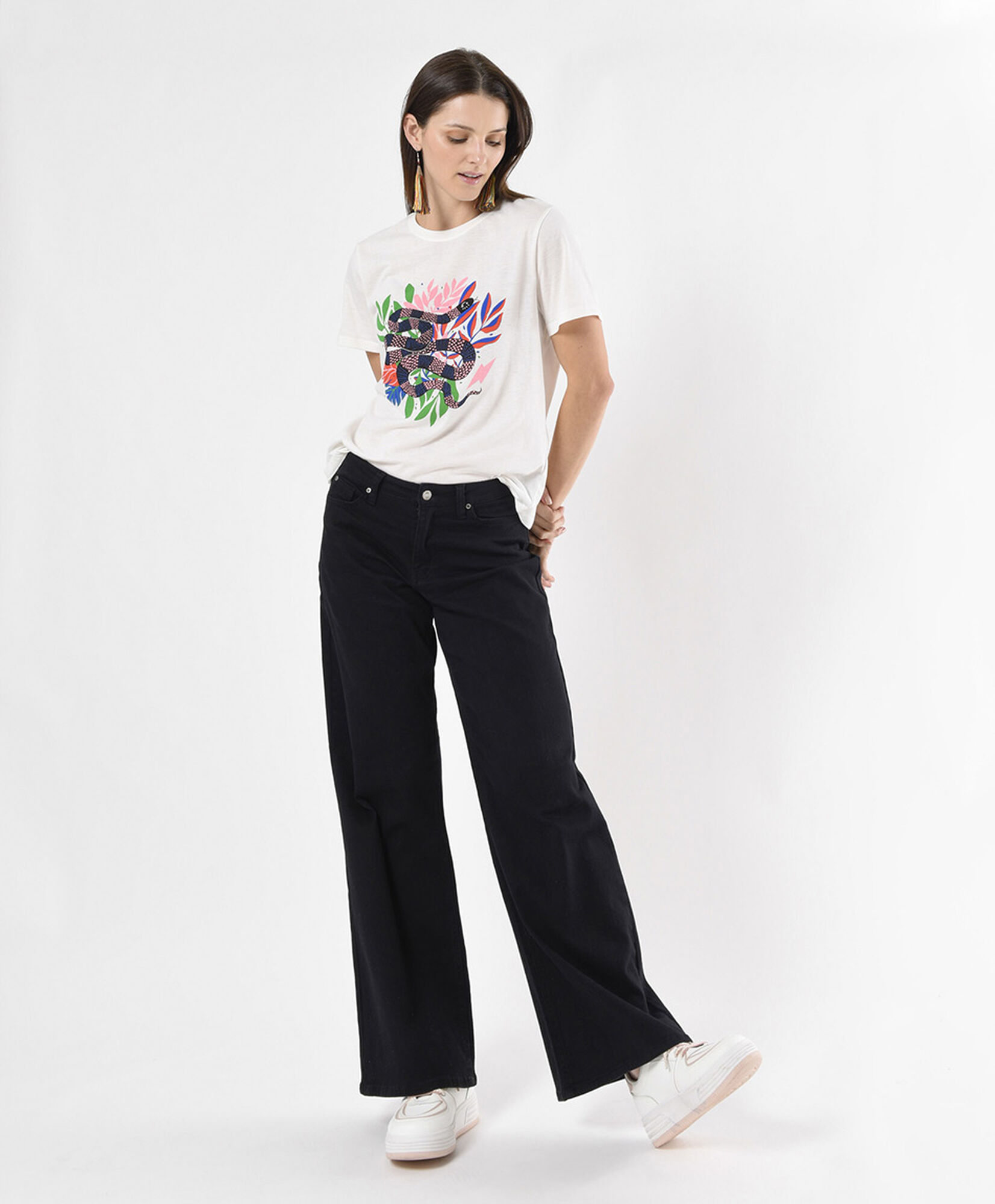 Jeans mujer liso wide Jeans mujer liso wide