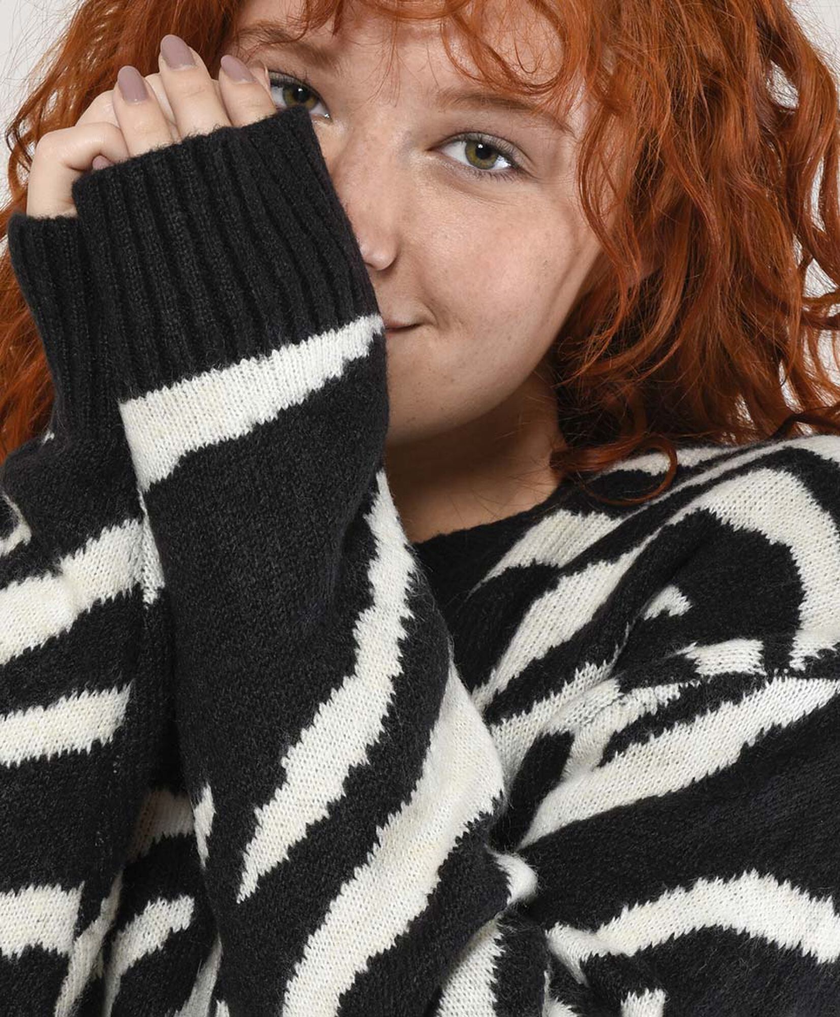 Sweater mujer animal print cebra Sweater mujer animal print cebra