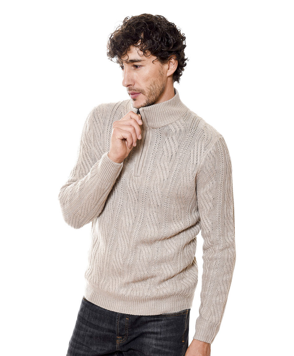 Sweater medio zipper