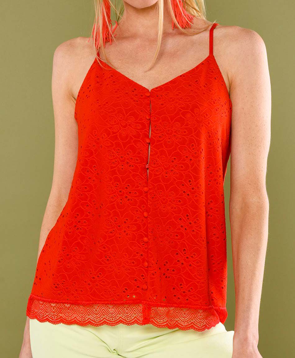 Top tirantes escote en v