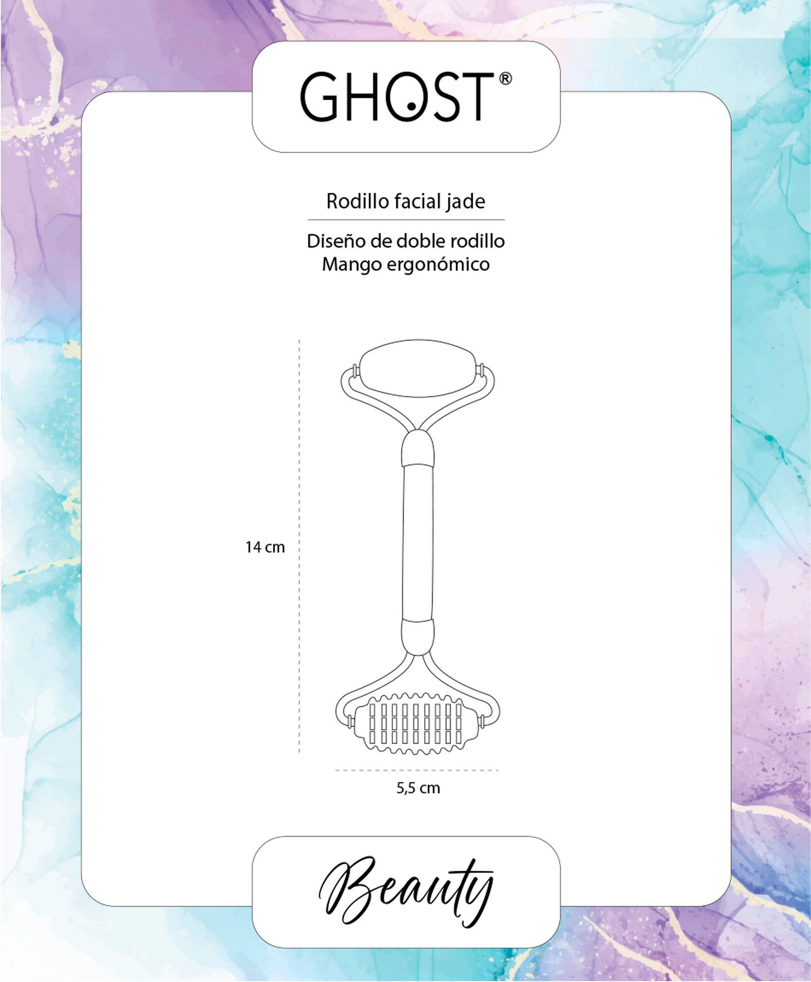 Rodillo facial jade doble Rodillo facial jade doble