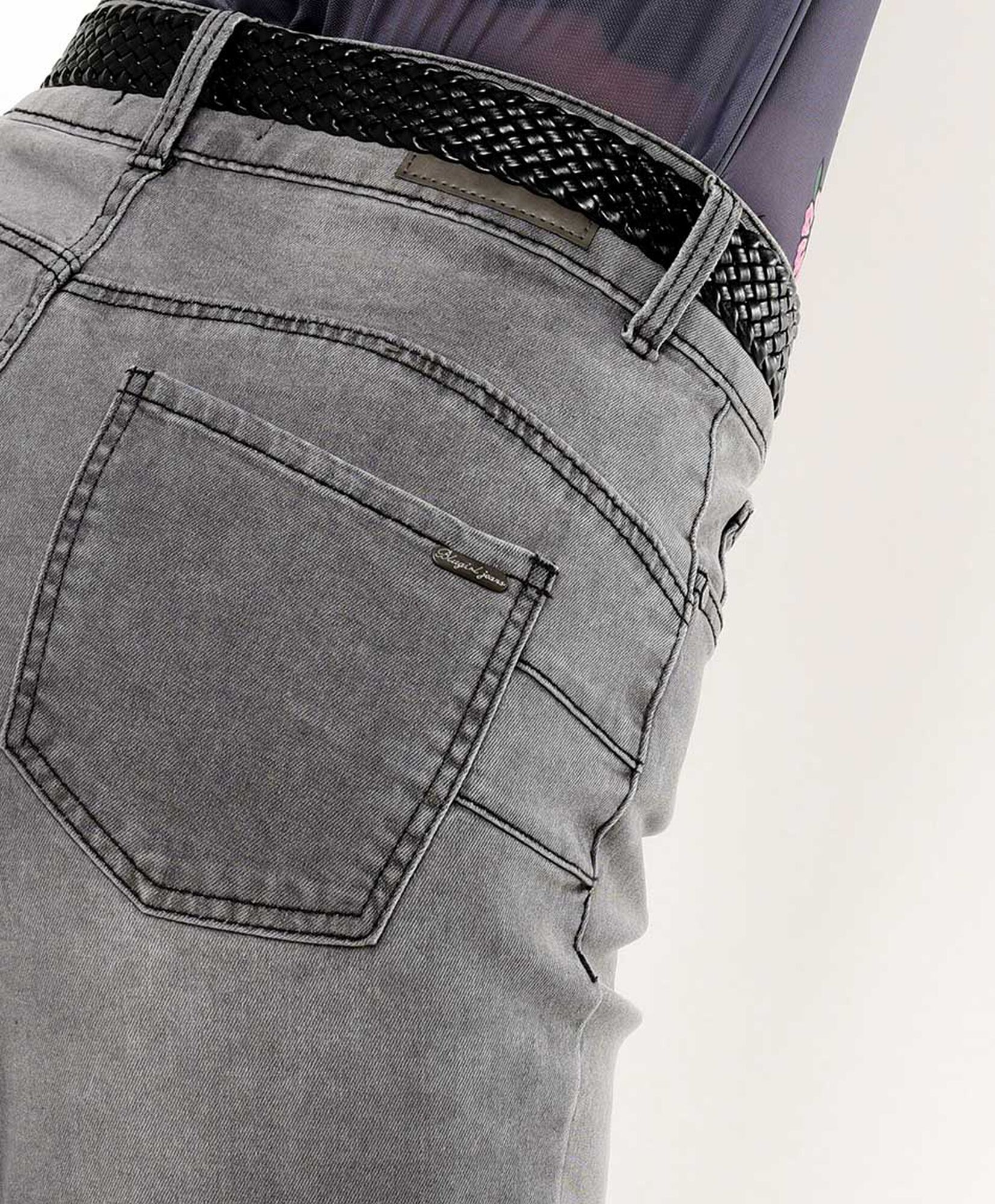 Jeans mujer gris skinny fit Jeans mujer gris skinny fit