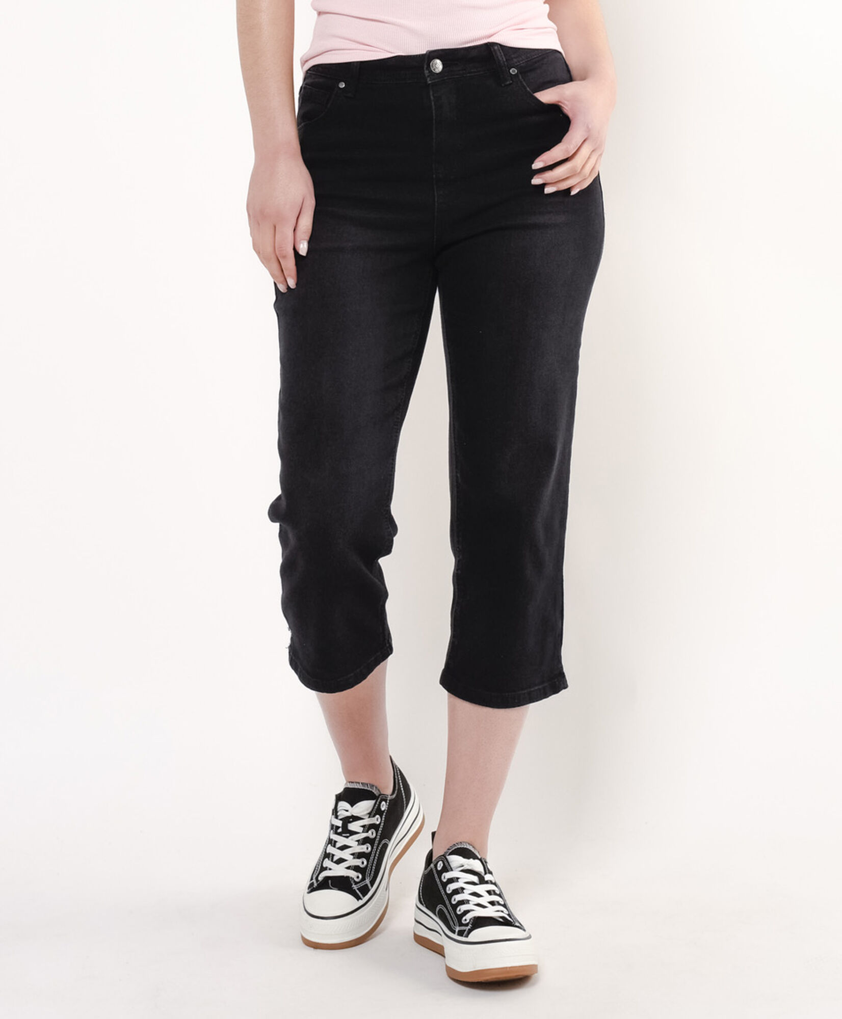 Jeans mujer capri black Jeans mujer capri black