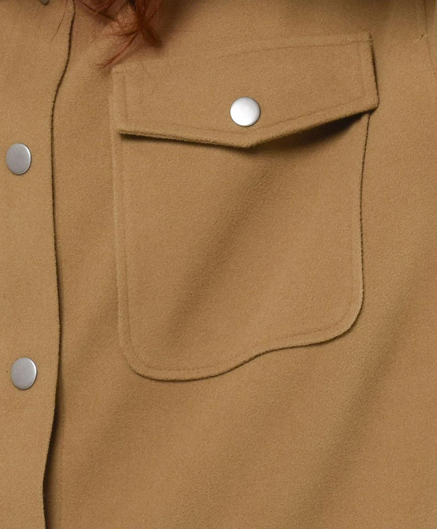 Chaqueta mujer lisa bolsillos cuadrados Chaqueta mujer lisa bolsillos cuadrados