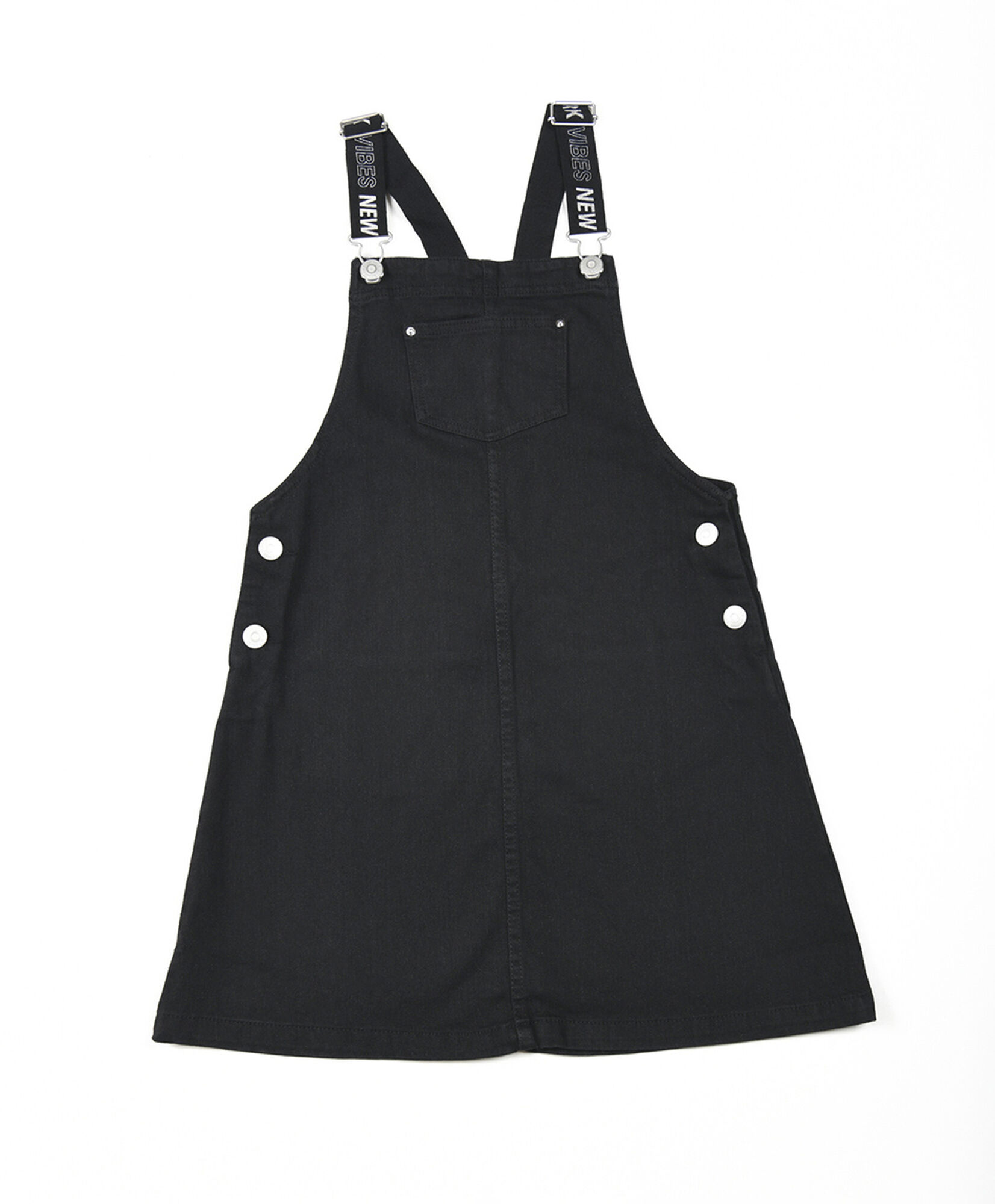 Vestido niña denim negro Vestido niña denim negro