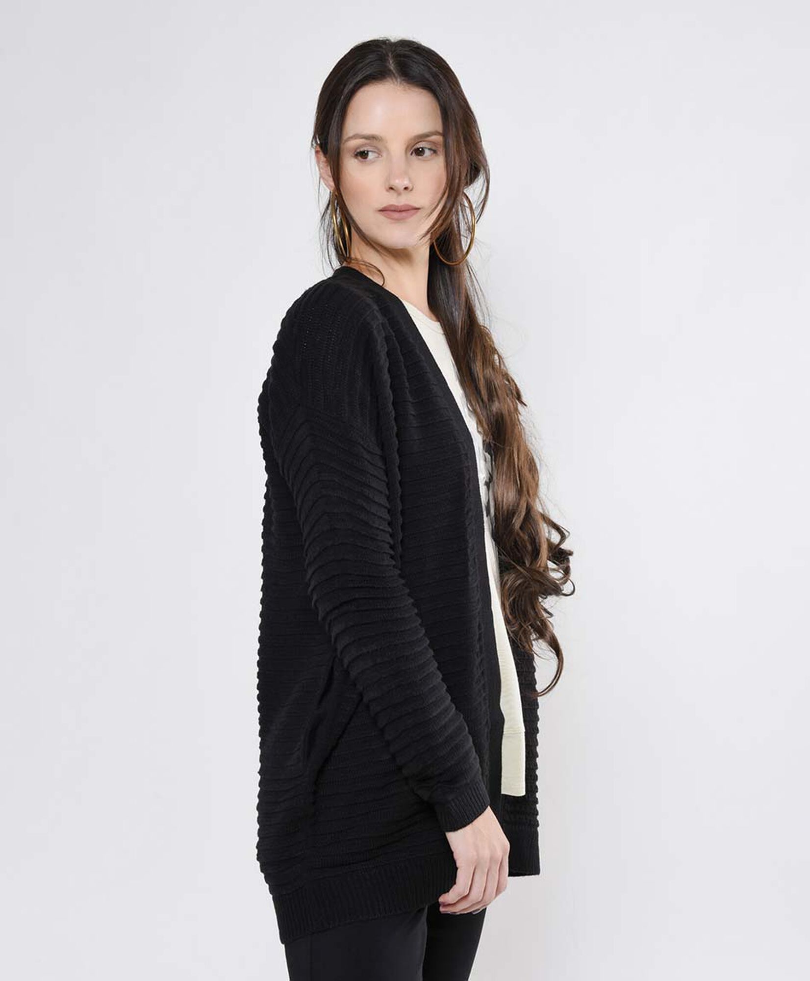 Cardigan mujer tejido horizontal Cardigan mujer tejido horizontal