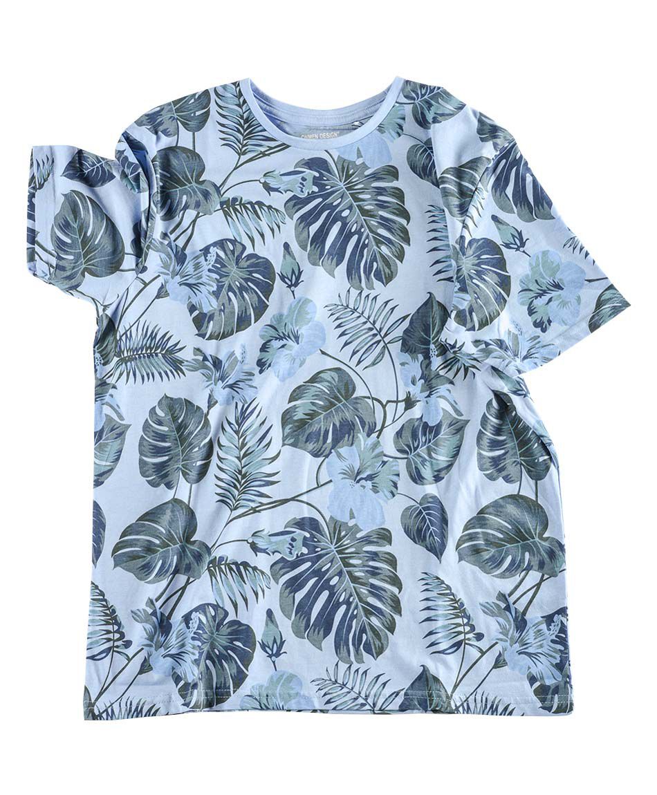 Polera floreada