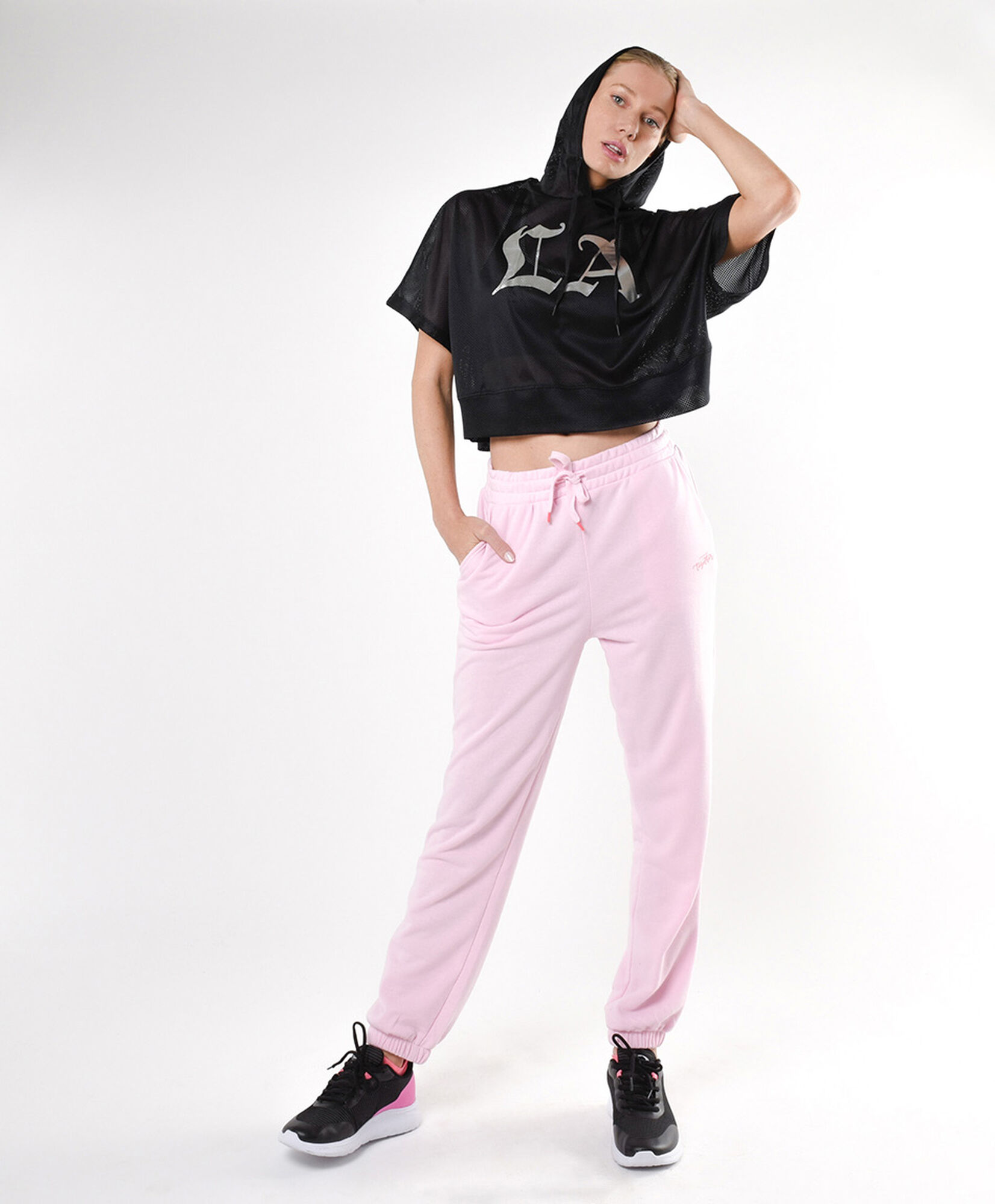 Pantalón deportivo mujer rosado Pantalón deportivo mujer rosado