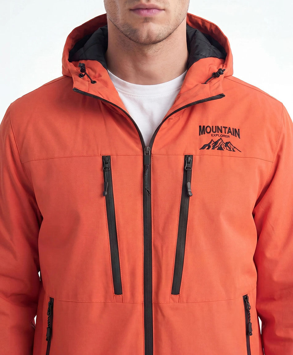 Chaqueta hombre outdoor naranja