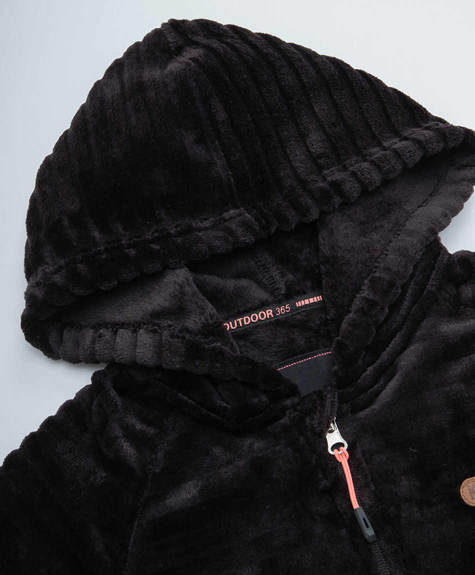 Polar deportivo mujer textura negro