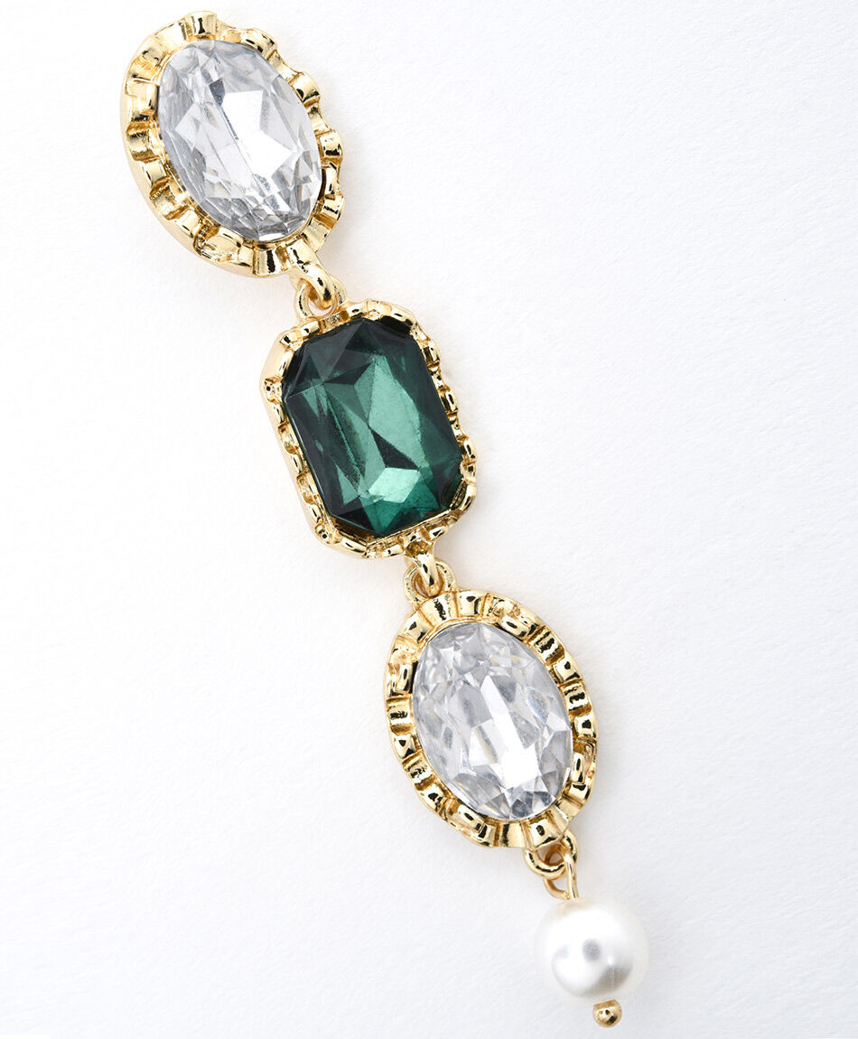 Aros mujer colgantes con piedras