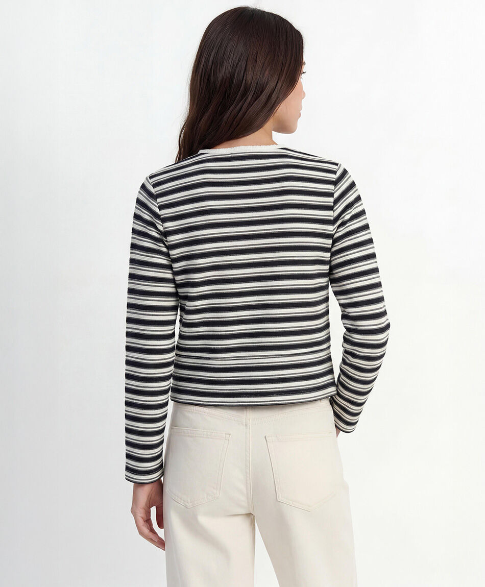 Chaqueta mujer l&iacute;neas crop