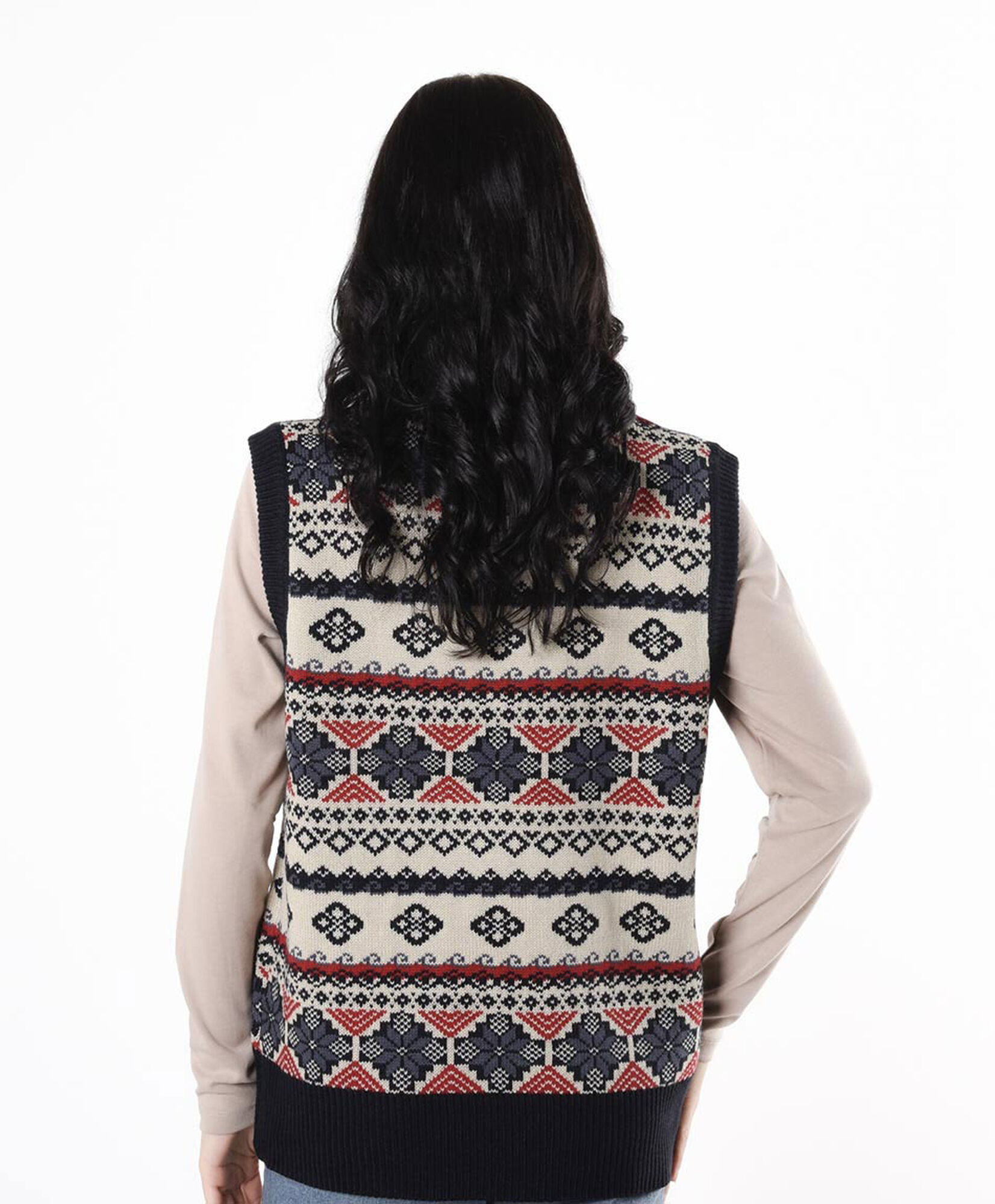 Sweater mujer nordic sin mangas Sweater mujer nordic sin mangas