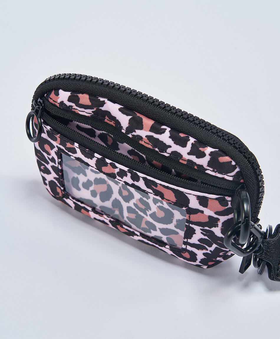 Billetera mujer colgante animal print
