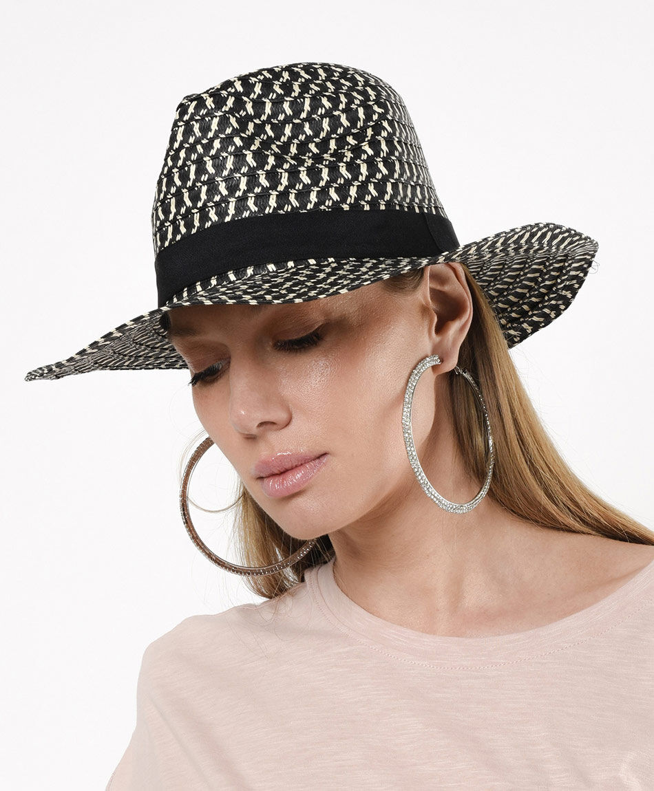 Sombrero mujer bicolor