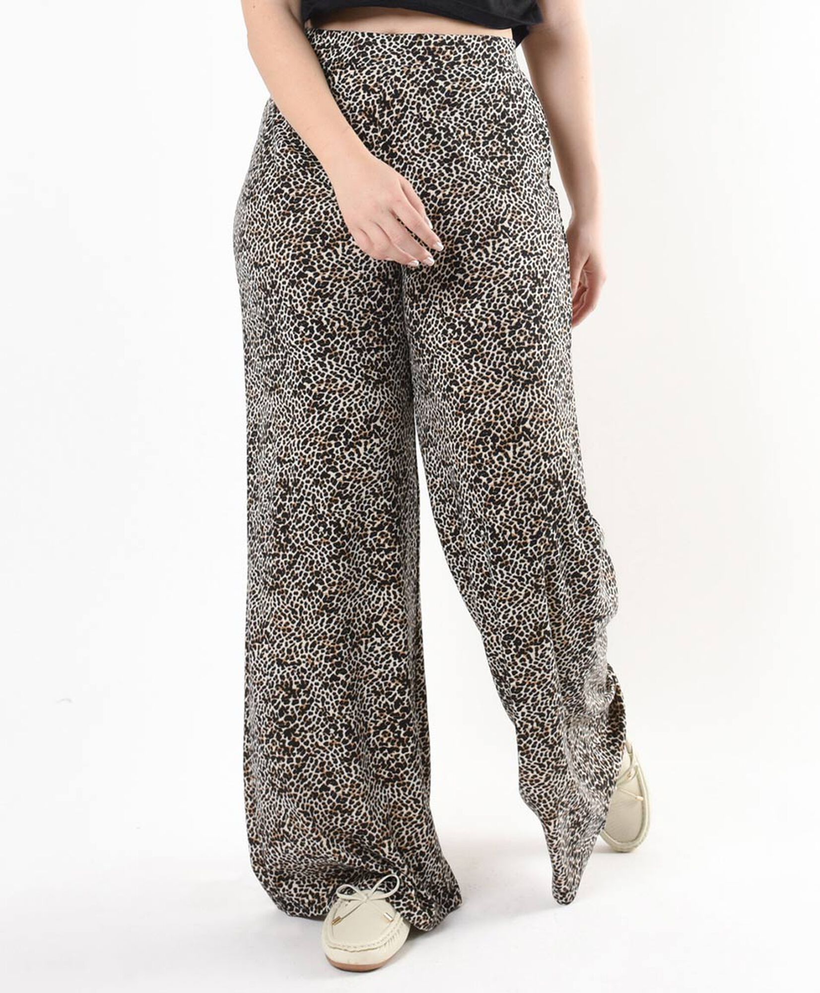 Pantalón mujer animal print wide Pantalón mujer animal print wide