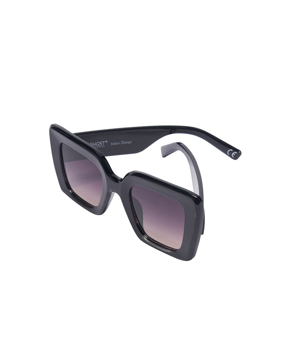 Lentes mujer cuadrados negros