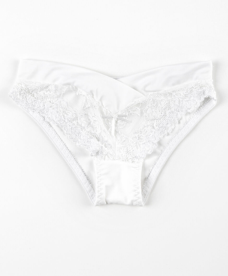 Bikini mujer cruzado con encajes