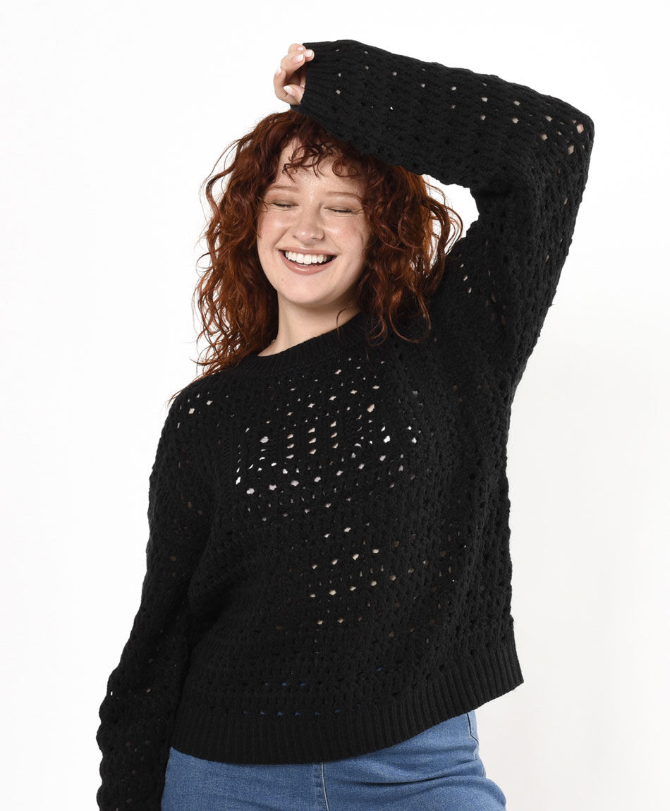 Sweater mujer calado