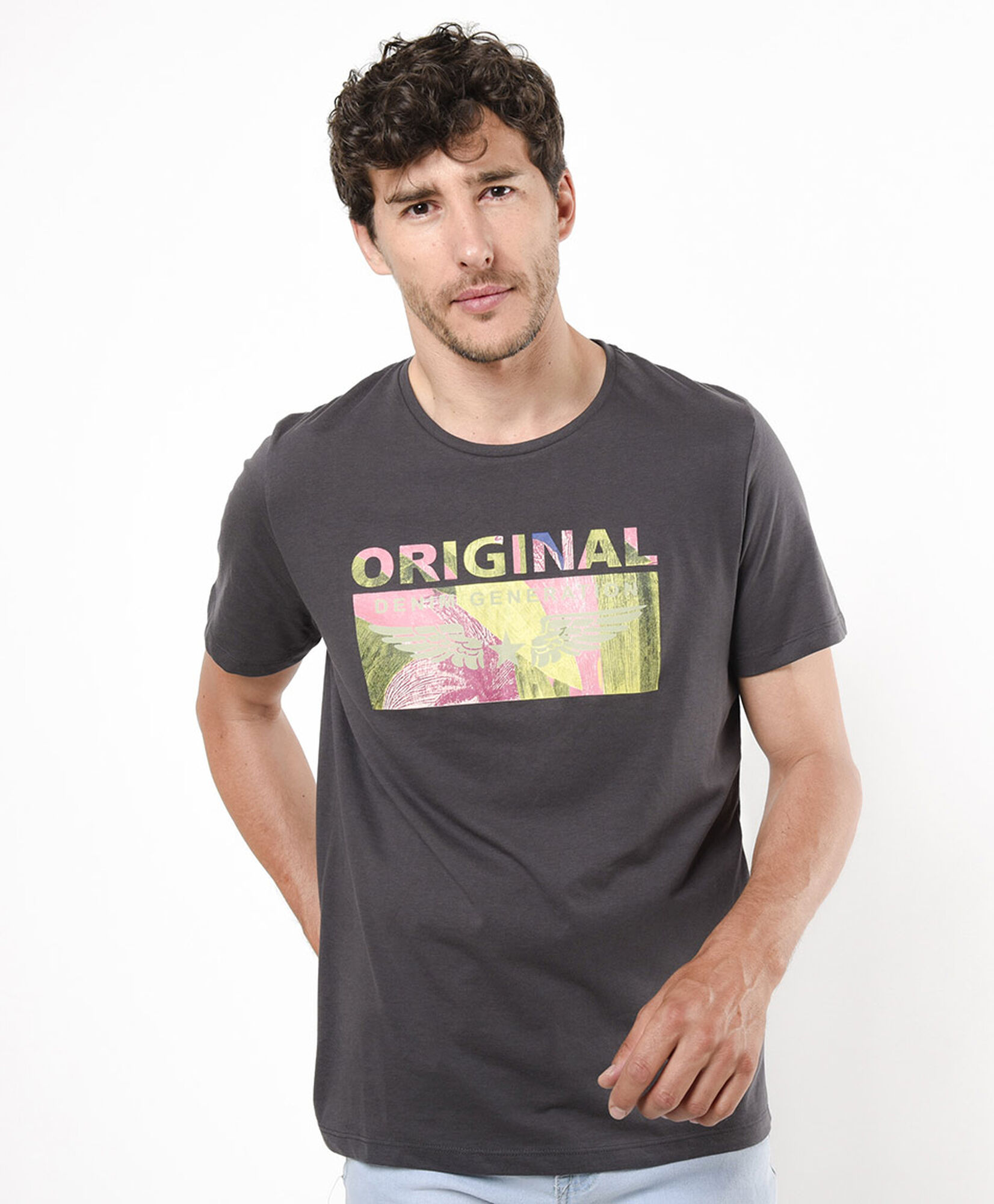 Polera hombre estampado original Polera hombre estampado original