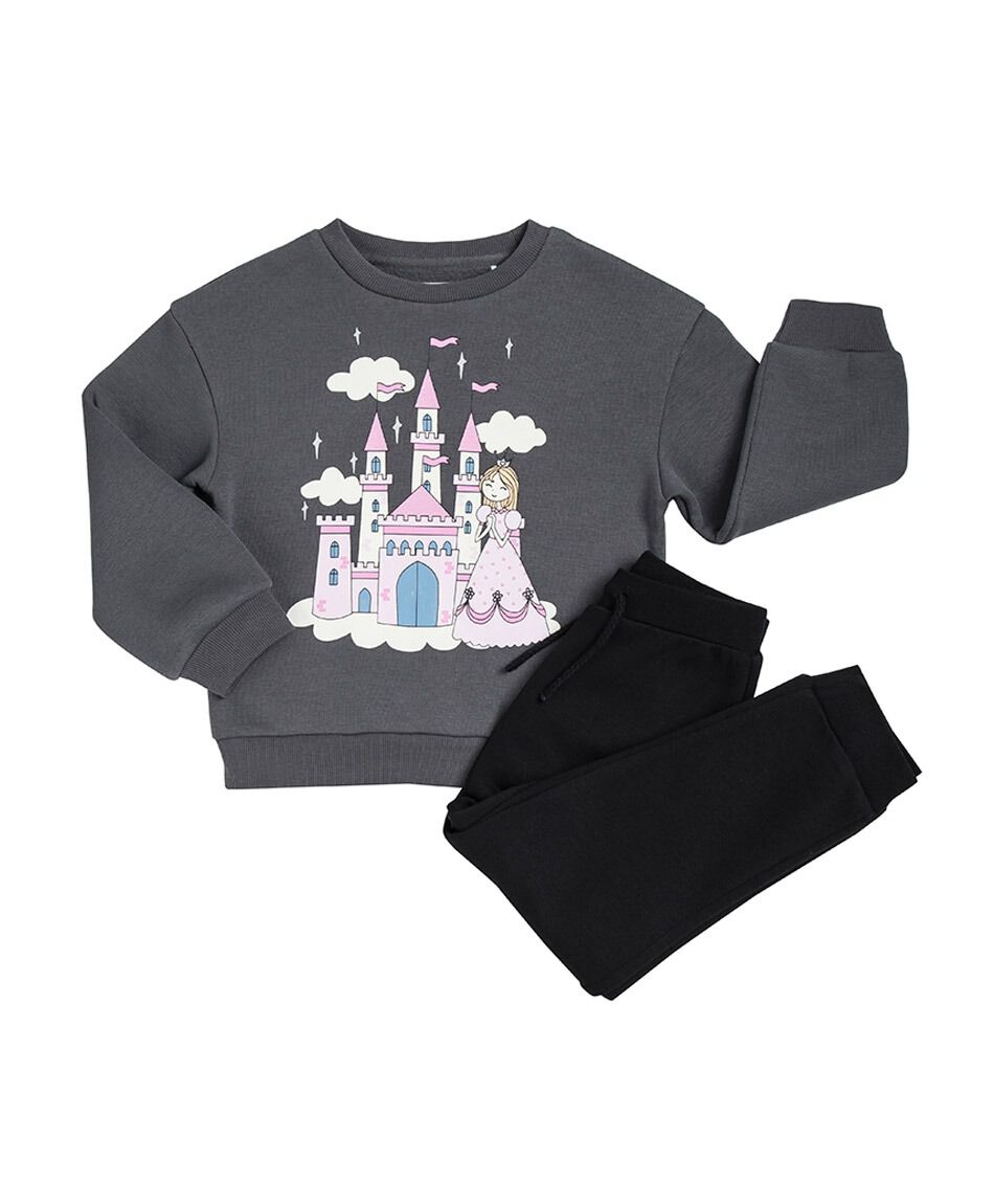 Set buzo beb&eacute; princesa