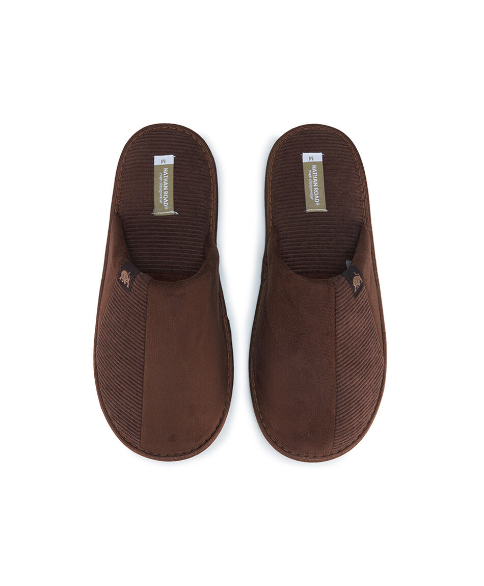 Pantufla hombre caf&eacute;