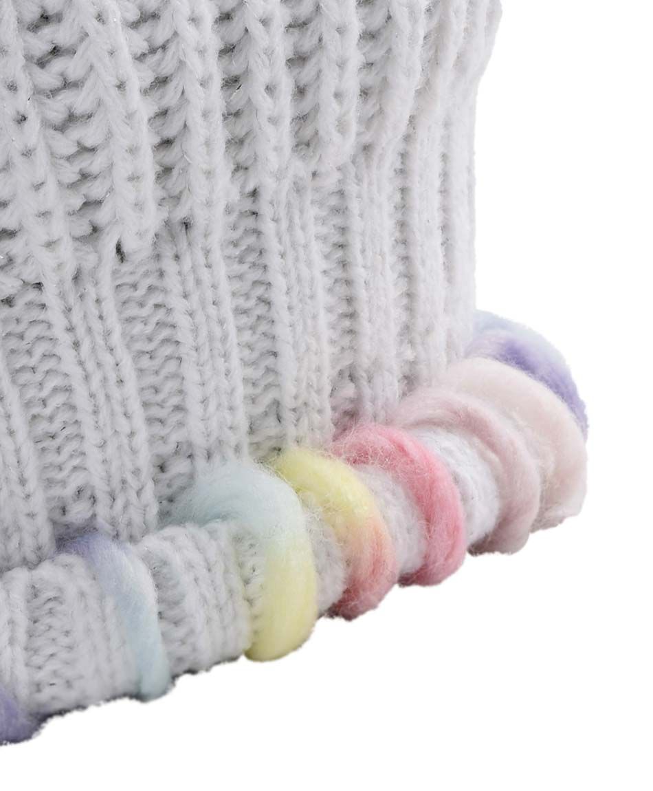 Gorro ni&ntilde;a pomp&oacute;n