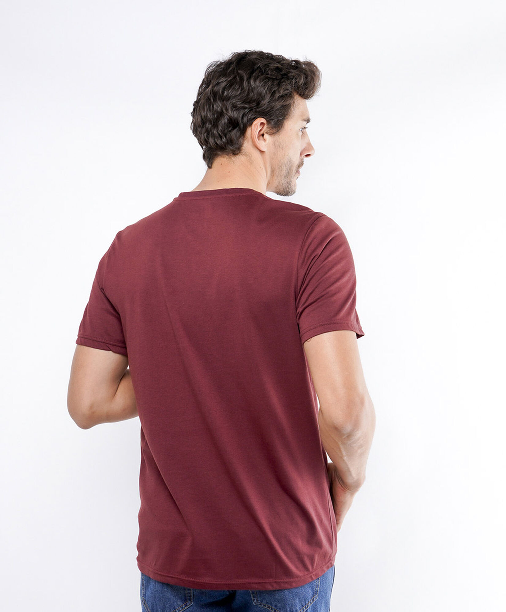 Polera hombre lisa bandera Polera hombre lisa bandera
