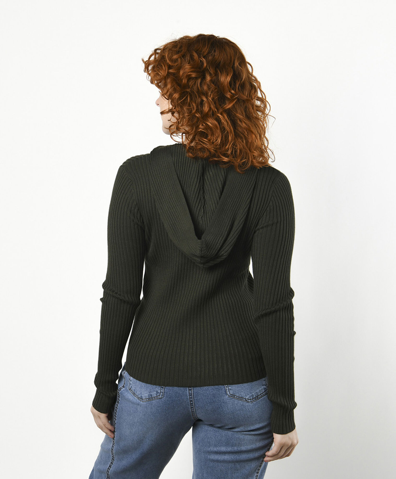 Cardigan mujer gorro ajustado Cardigan mujer gorro ajustado