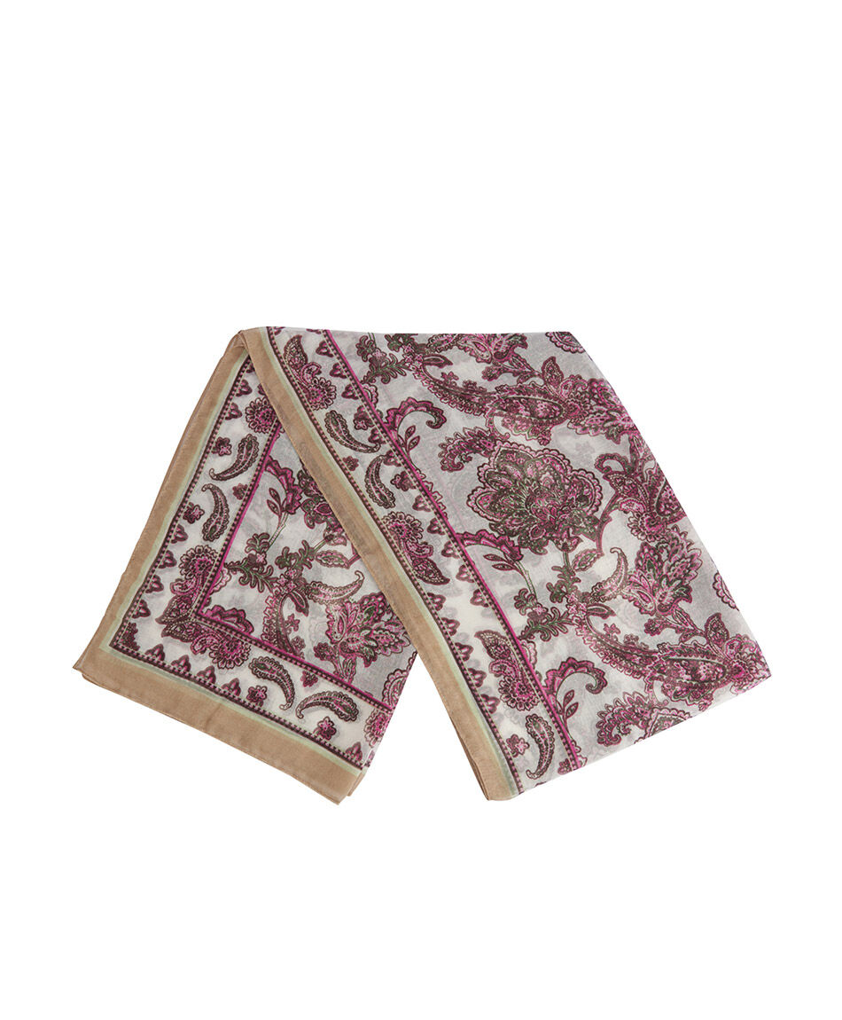 Bufanda mujer dise&ntilde;o floral
