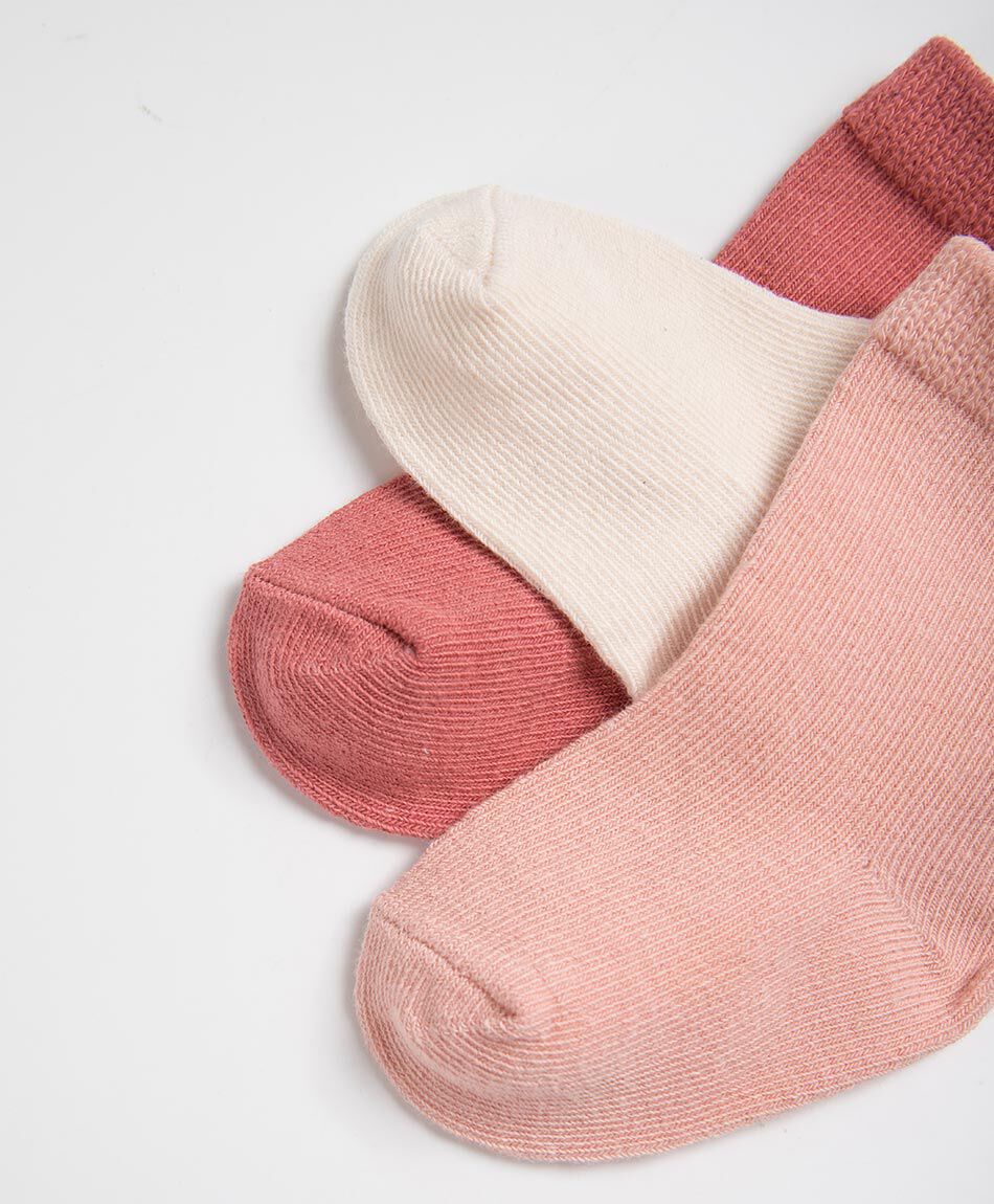 Pack 3 calcetines beb&eacute; colores