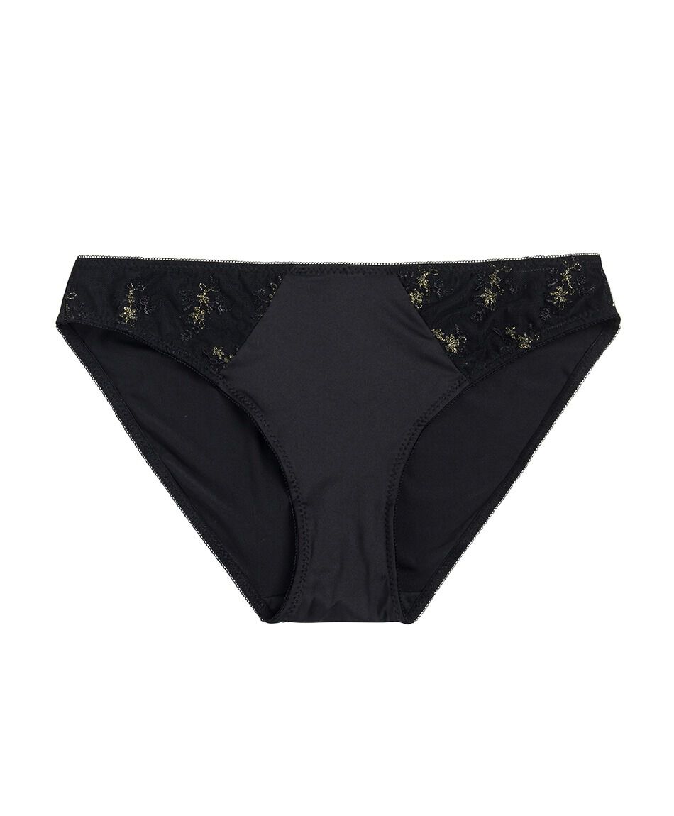 Calz&oacute;n bikini mujer encajes gold