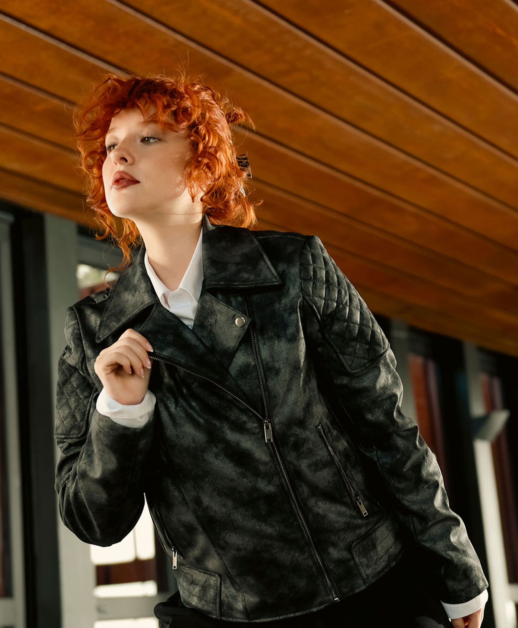 Chaqueta mujer biker vintage Chaqueta mujer biker vintage