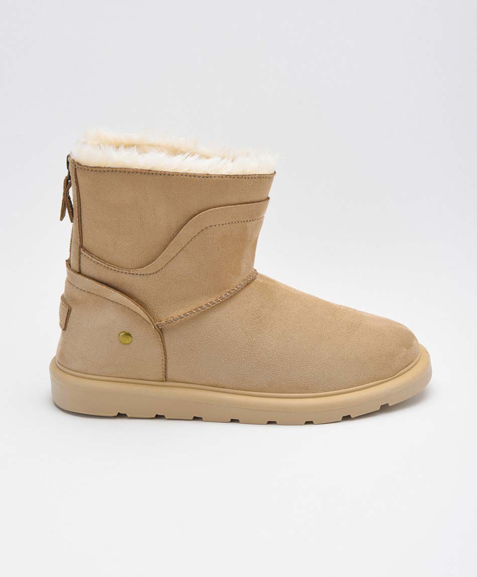 Bota mujer gamuza forrada chiporro TRICOT