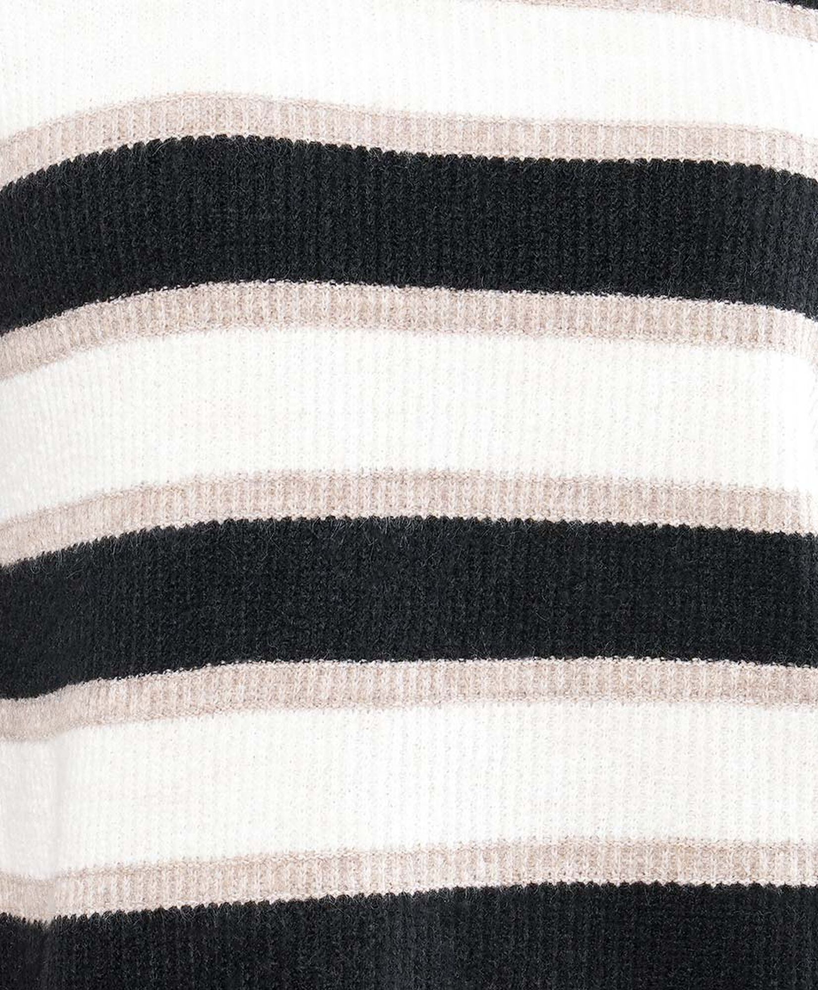 Sweater mujer rayas tricolor Sweater mujer rayas tricolor
